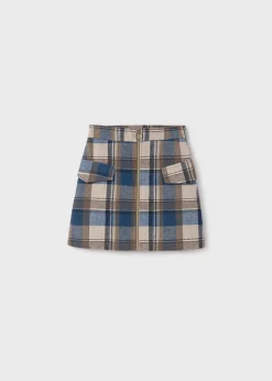 New Falda cuadros chica Pantalones Y Faldas