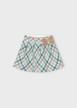 Cheap Falda cuadros con lazo niña Pantalones Y Faldas