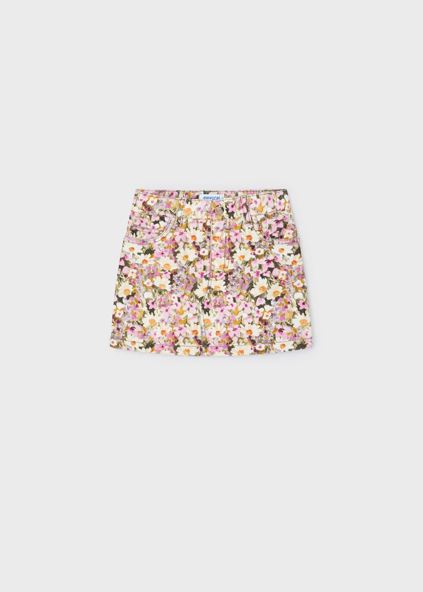 New Falda estampada pana niña Pantalones Y Faldas