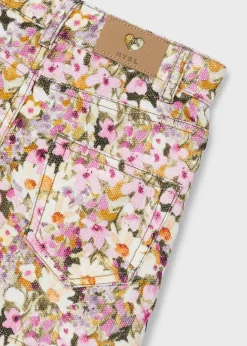 New Falda estampada pana niña Pantalones Y Faldas