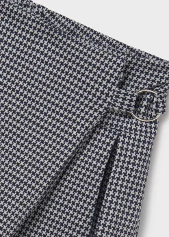 Clearance Falda pantalón pata de gallo chica Pantalones Y Faldas