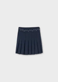 Sale Falda tablas cinturilla decorada chica Pantalones Y Faldas