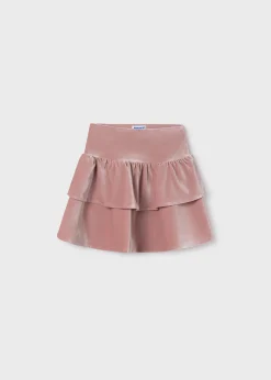 Best Falda volantes terciopelo chica Pantalones Y Faldas