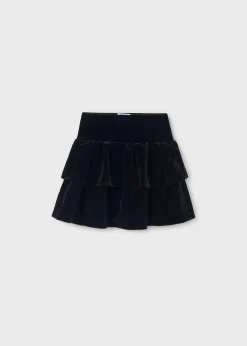 Best Falda volantes terciopelo chica Pantalones Y Faldas