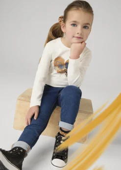Clearance Jegging pitillo básico niña Pantalones Y Faldas
