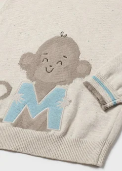 Best Jersey aplique mono bebé Jerséis Y Sudaderas