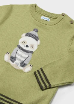 Clearance Jersey bordado intarsia bebé Jerséis Y Sudaderas