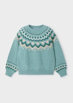 Store Jersey cenefa jacquard niña Jerséis Y Sudaderas