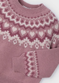 Best Jersey cenefa jacquard niña Jerséis Y Sudaderas