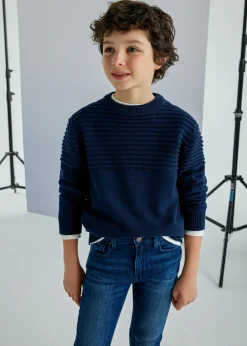 Flash Sale Jersey jacquard a tono chico Jerséis