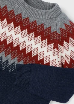Outlet Jersey jacquard posicionado niño Jerséis