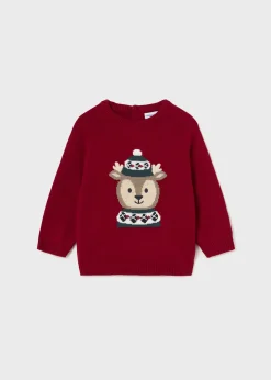 Cheap Jersey motivo intarsia bebé Jerséis Y Sudaderas