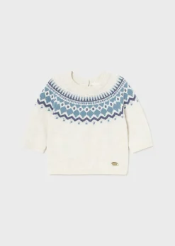 Store Jersey motivo jacquard recién nacido Jerséis Y Sudaderas