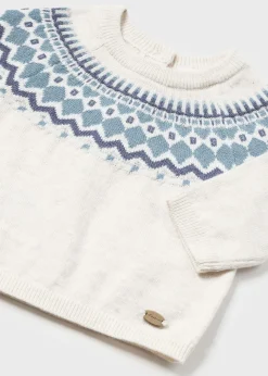Store Jersey motivo jacquard recién nacido Jerséis Y Sudaderas