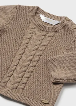New Jersey trenza recién nacido Jerséis Y Sudaderas