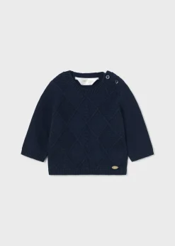 Hot Jersey trenza recién nacido Jerséis Y Sudaderas