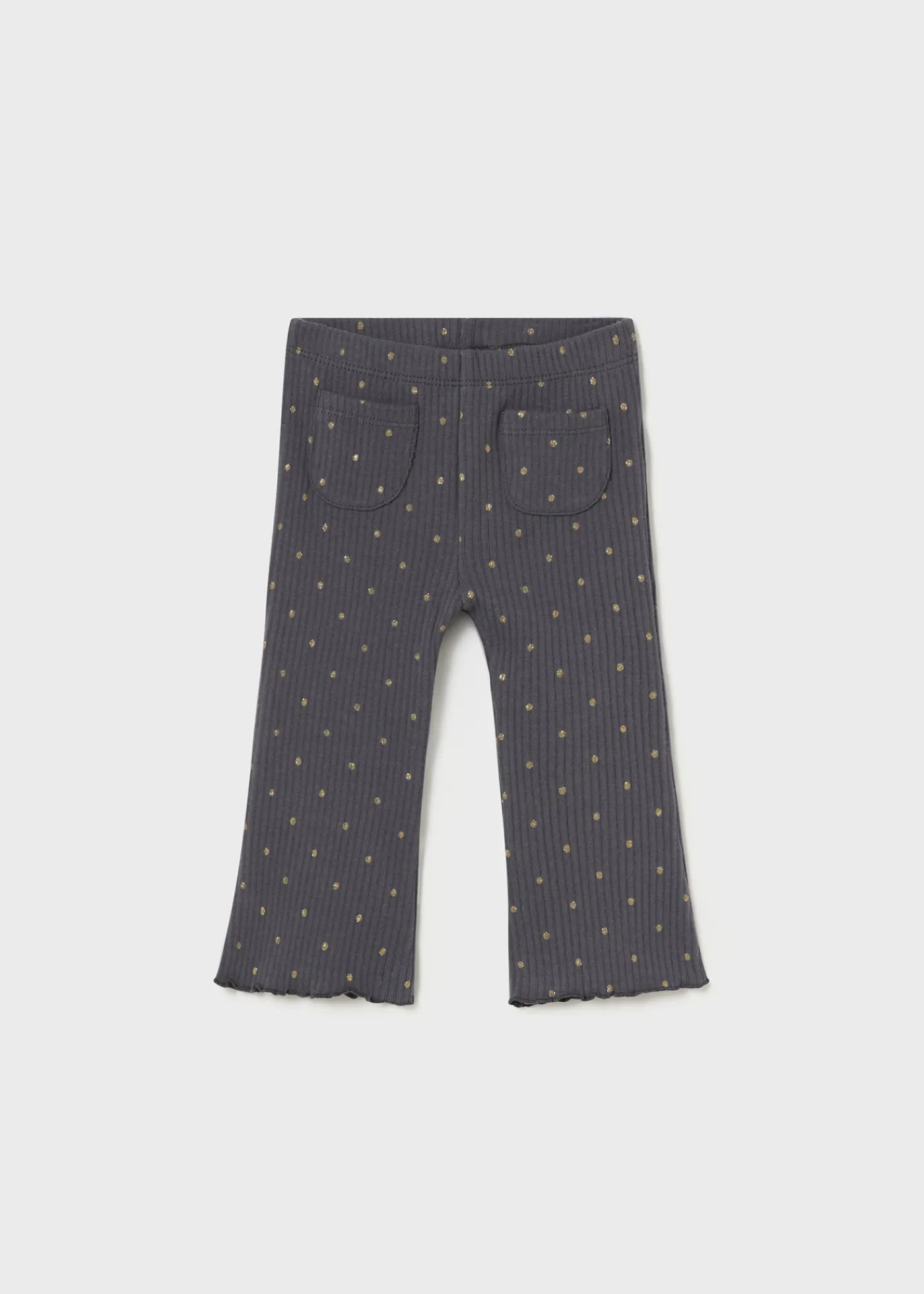 Outlet Legging acampanado canalé bebé Pantalones Y Petos