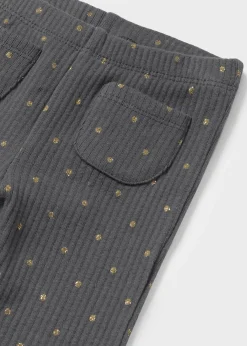 Outlet Legging acampanado canalé bebé Pantalones Y Petos