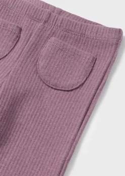 Hot Legging acampanado canalé bebé Pantalones Y Petos