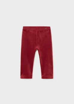 Outlet Legging básico terciopelo bebé Pantalones Y Petos