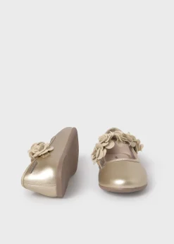 Flash Sale Mercedita metalizada flores niña Bailarinas Y Merceditas|Bailarinas Y Merceditas
