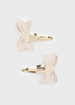 Fashion Pack 2 clips lacito fieltro niña Accesorios Y Complementos