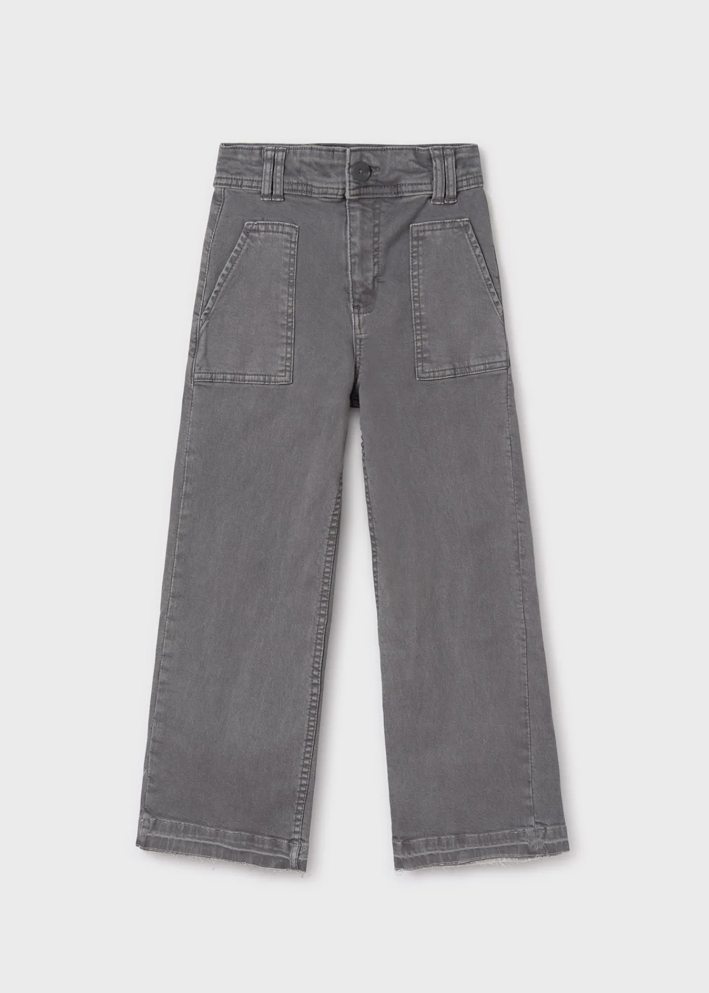 Discount Pantalón acampanado sarga chica Pantalones Y Faldas