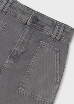 Discount Pantalón acampanado sarga chica Pantalones Y Faldas