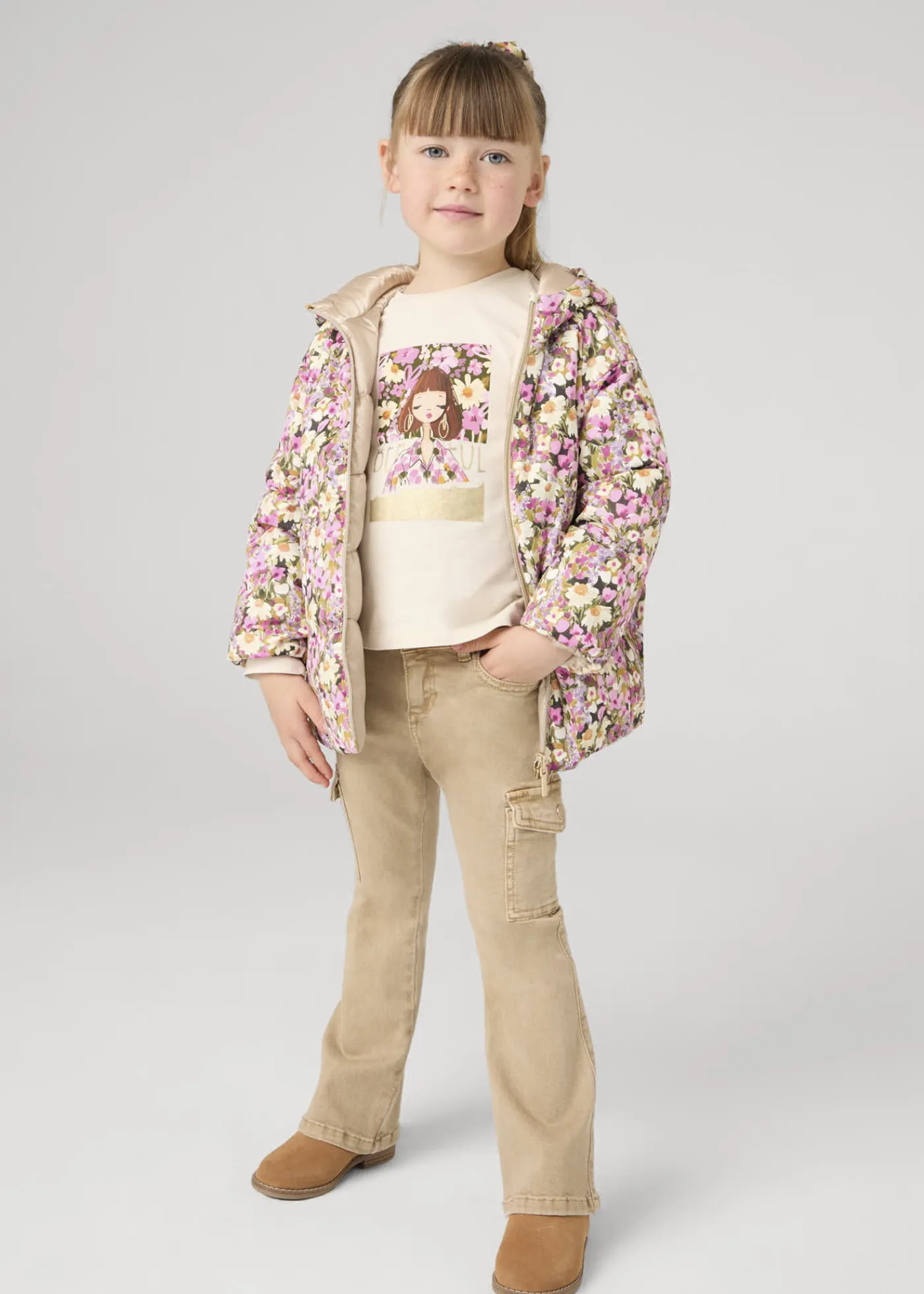 Shop Pantalón bolsillos acampanado niña Pantalones Y Faldas