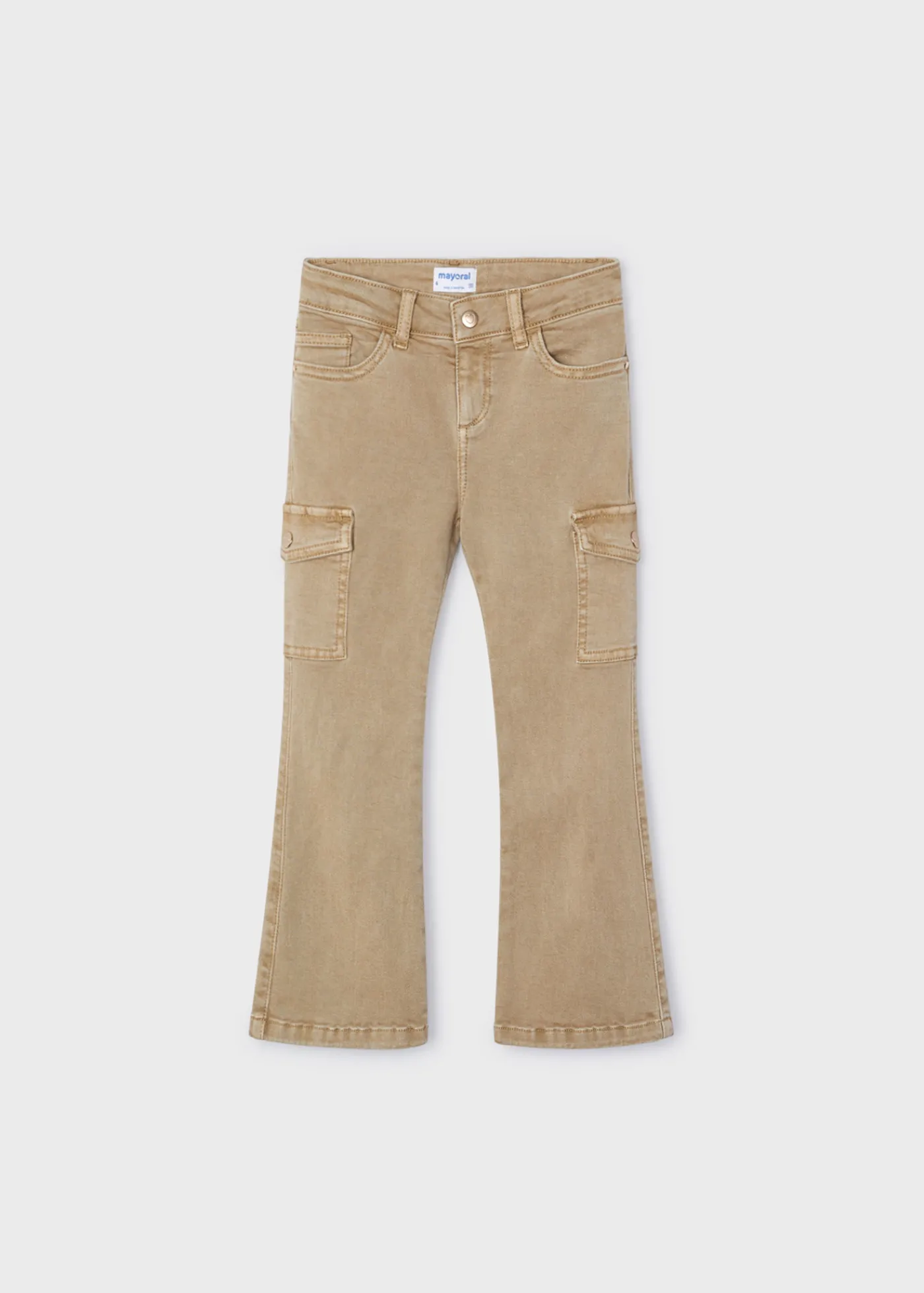 Shop Pantalón bolsillos acampanado niña Pantalones Y Faldas