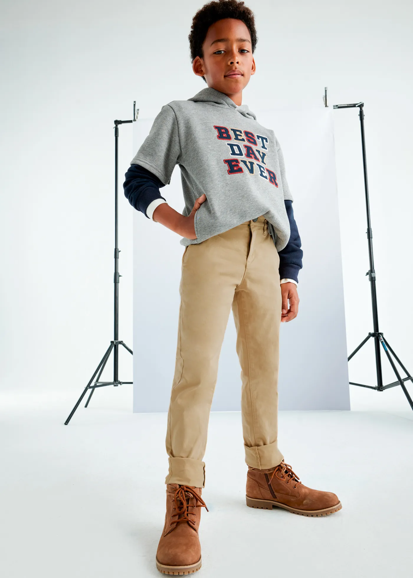 Fashion Pantalón chino básico chico Pantalones