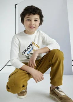 Sale Pantalón chino cargo chico Pantalones
