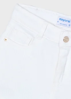 Best Pantalón corto básico sarga niña Pantalones Y Faldas