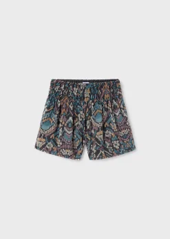Online Pantalón corto estampado chica Pantalones Y Faldas
