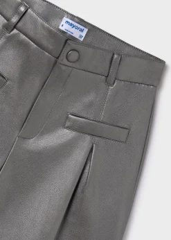 Online Pantalón corto polipiel chica Pantalones Y Faldas