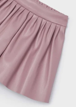 Best Pantalón corto polipiel niña Pantalones Y Faldas