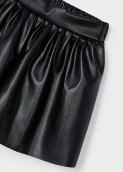 Best Pantalón corto polipiel niña Pantalones Y Faldas