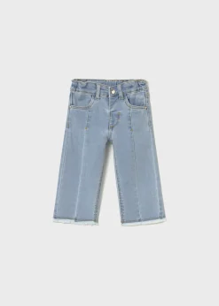 Online Pantalón largo vaquero acampanado bebé Pantalones Y Petos