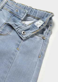 Online Pantalón largo vaquero acampanado bebé Pantalones Y Petos