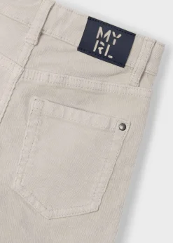 Discount Pantalón pana entallado niño Pantalones
