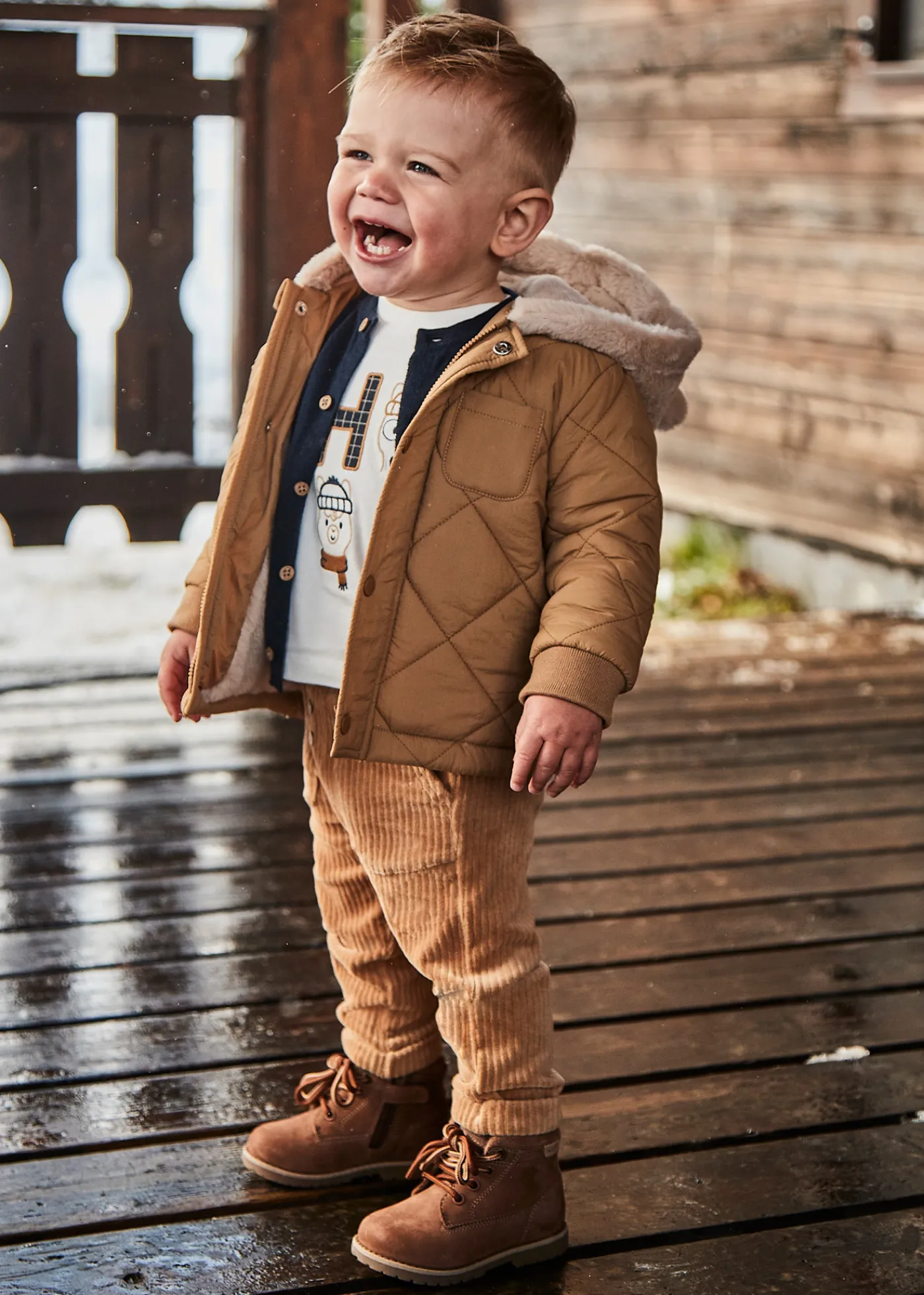 Sale Pantalón pana jogger bebé Pantalones Y Petos