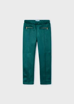 Sale Pantalón pespuntes sarga niña Pantalones Y Faldas