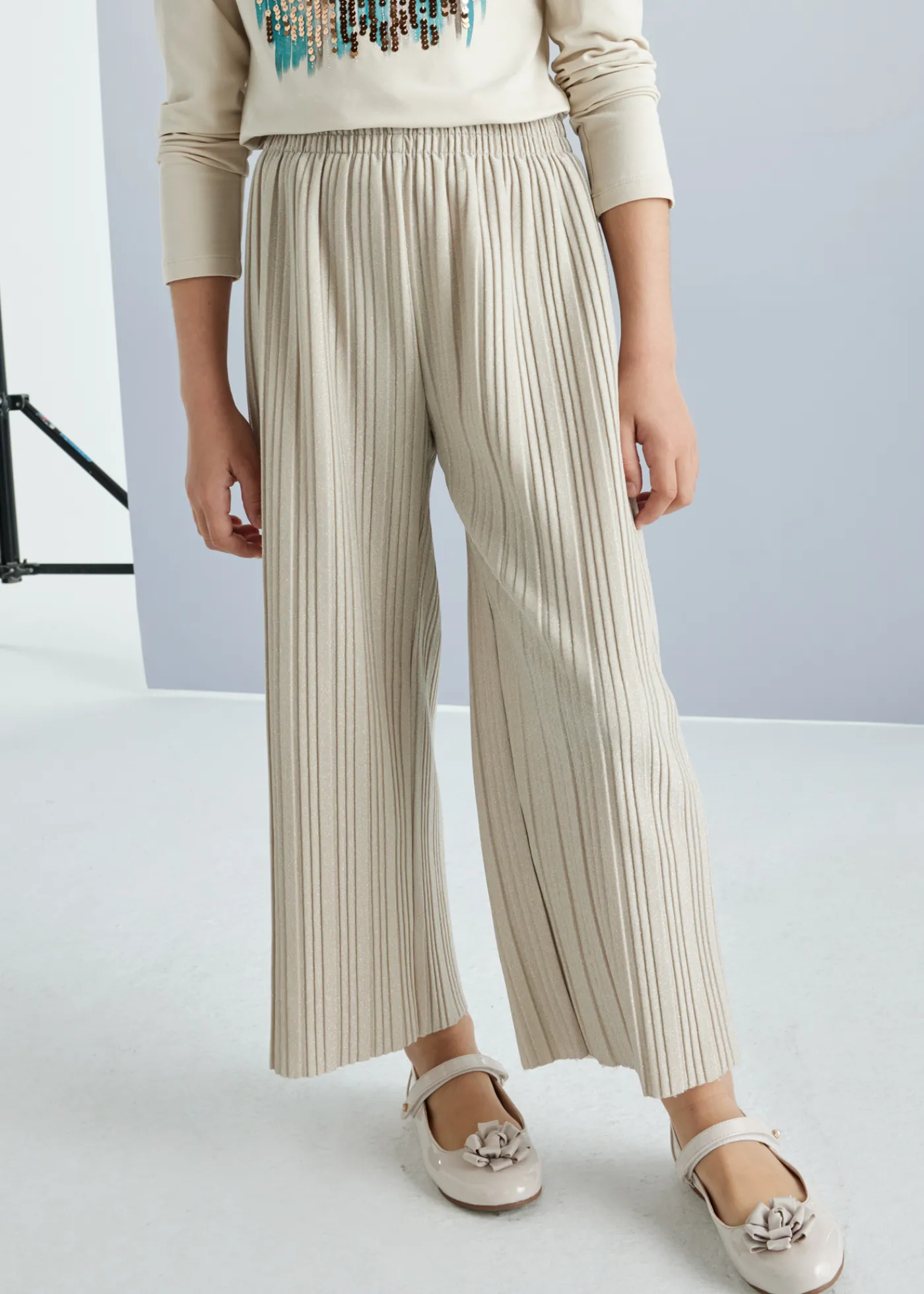 Hot Pantalón plisado chica Pantalones Y Faldas