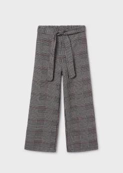 Outlet Pantalón punto jacquard chica Pantalones Y Faldas