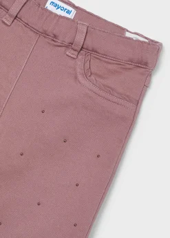 New Pantalón tachuelas niña Pantalones Y Faldas