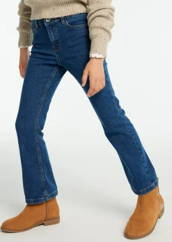 Best Sale Pantalón vaquero acampanado básico chica Pantalones Y Faldas