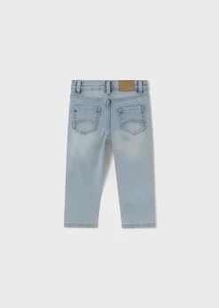 Flash Sale Pantalón vaquero ajustado bebé Pantalones Y Petos