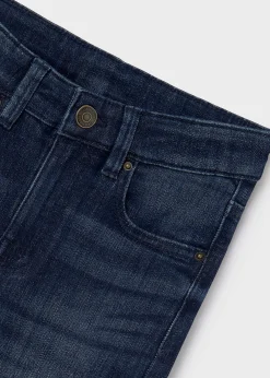 Clearance Pantalón vaquero básico entallado chico Pantalones