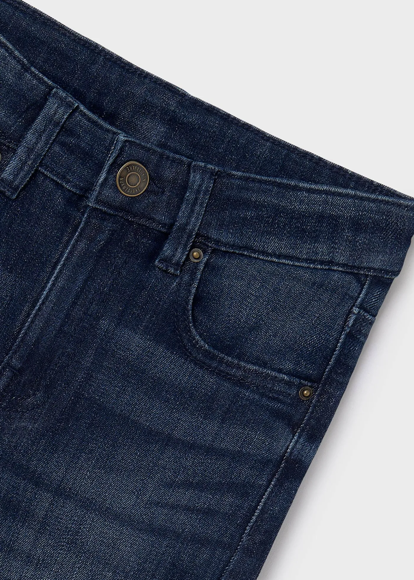 Clearance Pantalón vaquero básico entallado chico Pantalones