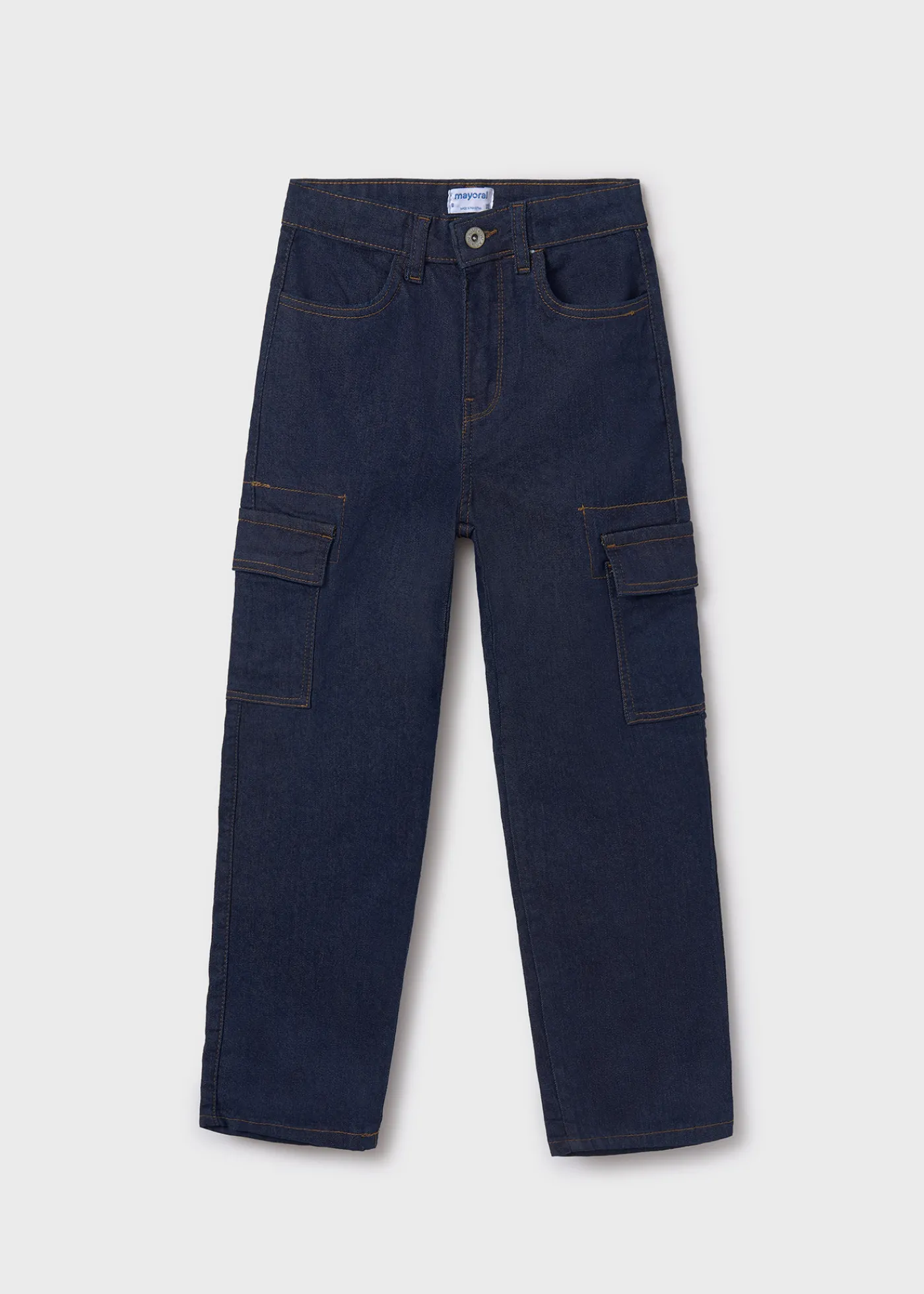 Outlet Pantalón vaquero cargo chica Pantalones Y Faldas